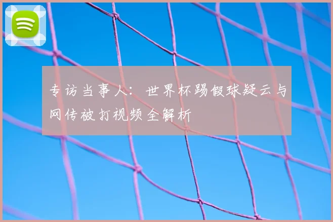 专访当事人:世界杯踢假球疑云与网传被打视频全解析