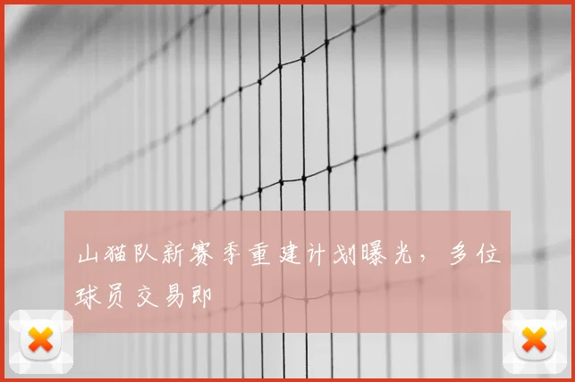 山猫队新赛季重建计划曝光,多位球员交易即